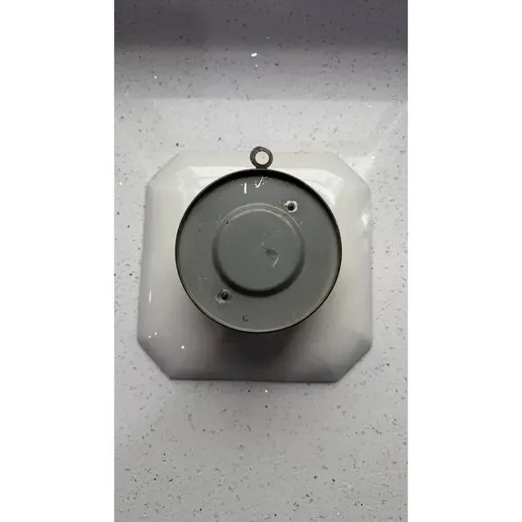 Vintage Delft Wall Clock - 8 Day Germany Blue & White -Missing Pendulum and Key - Picture 4 of 5